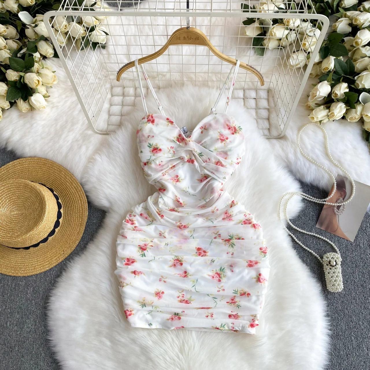 floral dresses bodycon Amazon.com: PRETTYGARDEN Women's Summer Floral Midi Tank Dress Sleeveless  Strappy Ruffle Hem Smocked Bodycon Dresses (Black Red Big Floral,Small) :  Clothing, Shoes & Jewelry