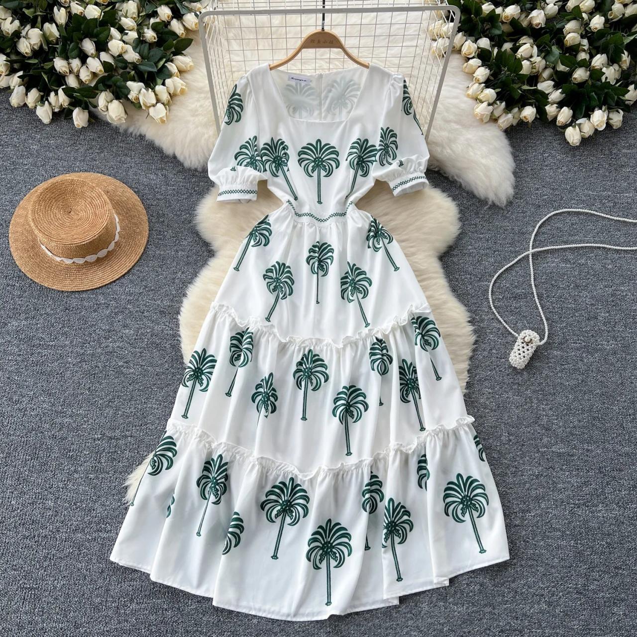 slim fit dress slacks Ann Marie Maxi Dress - Jungle Vines
