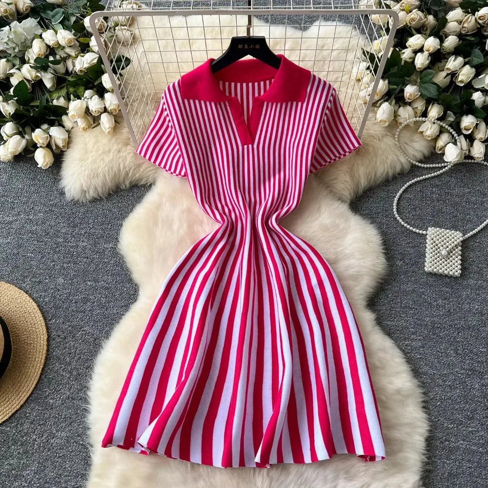 strapless open back dress Margot Stripe Kaftan Coral + Blush – INK+ALLOY LLC