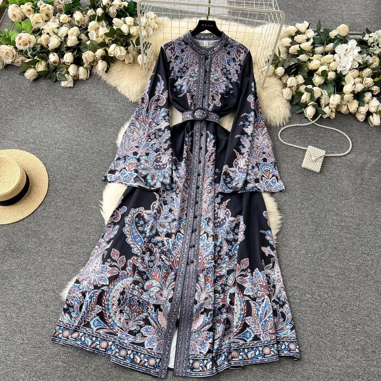 blue and white kimono dress Kimono Dress - Beautiful Girl's Yukata main image 0