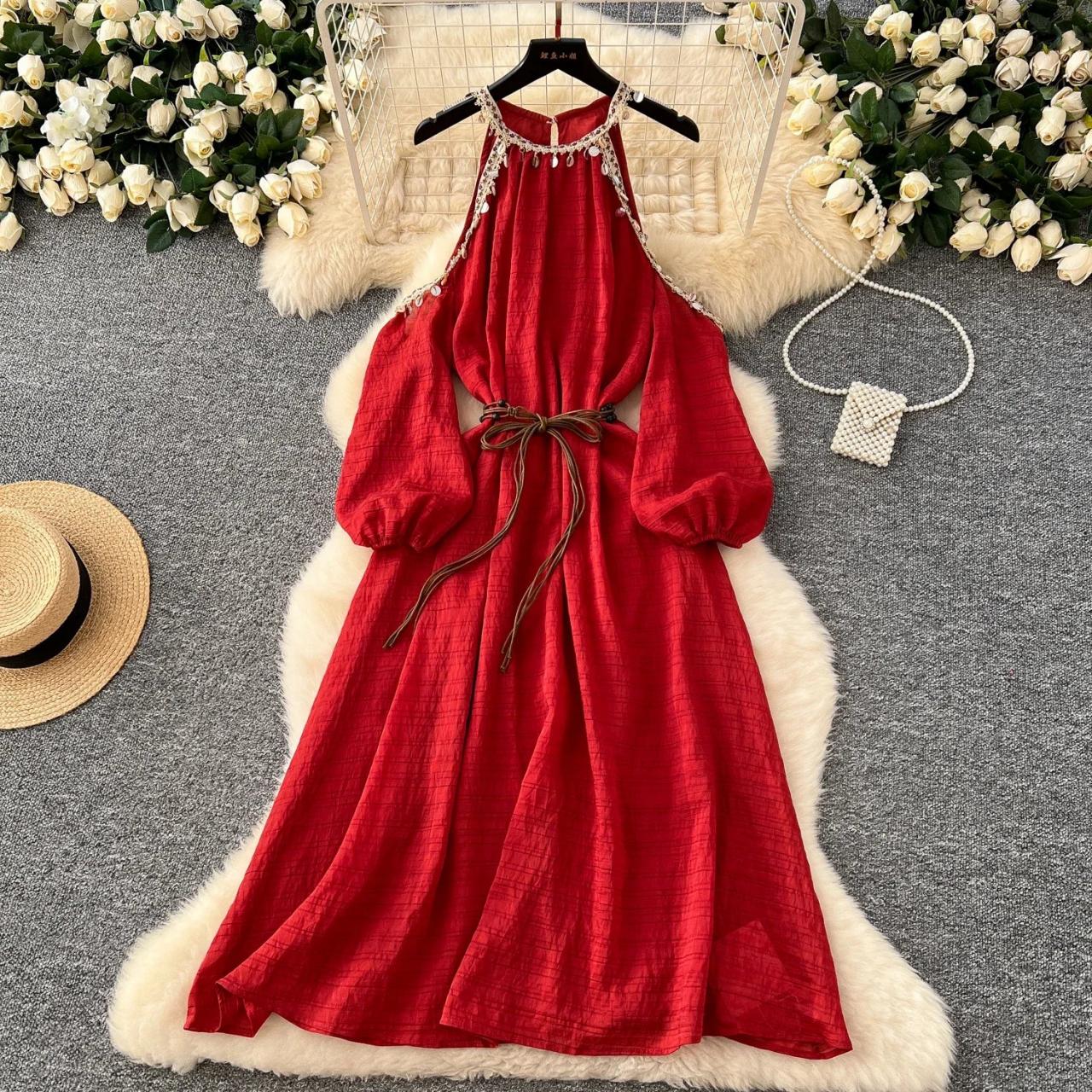 plus halter neck dress Plus Size Halter Style Ruched Maxi Dress in Green main image 1