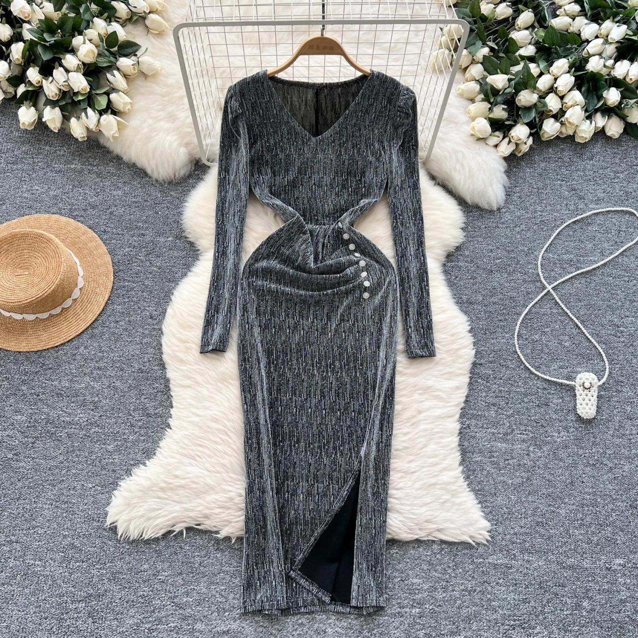 white christmas dresses Cult Gaia Hartley Coastal Sleeveless Cut Out Knit Dress main image 1