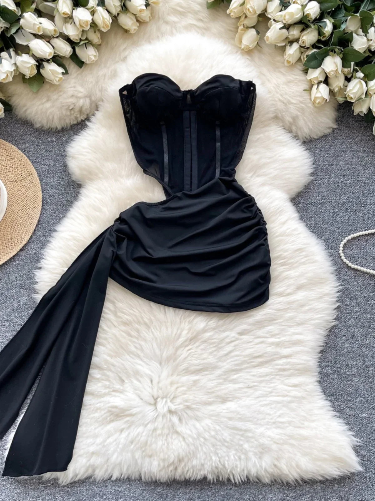 dress wrapped sexy CQWL Women's Sequin Wrap V-Neck Ruched Dress,Adjustable Spaghetti Strap Party Club Dresses : Clothing, Shoes & Jewelry height 57 Women's Dress Fashion Strap Sexy